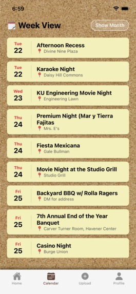 CalEvent – screenshot 4