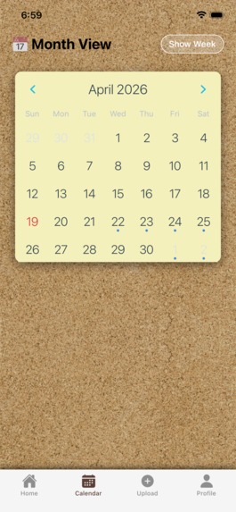 CalEvent – screenshot 3