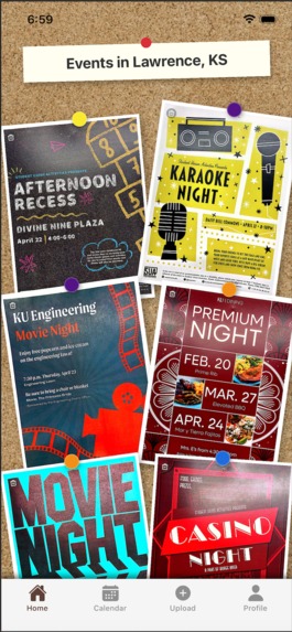 CalEvent – screenshot 1