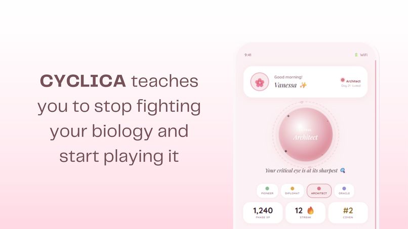 CYCLICA - cycle-aware wellness app – screenshot 2