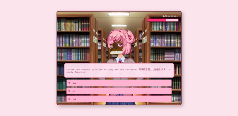 Textbook dating sim – screenshot 2