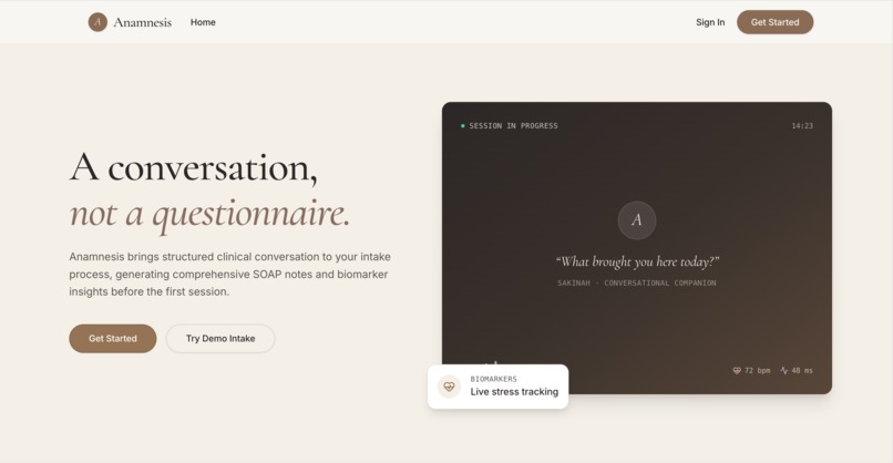 Anamnesis AI – screenshot 1