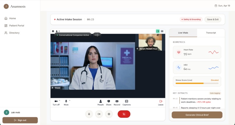 Anamnesis AI – screenshot 2