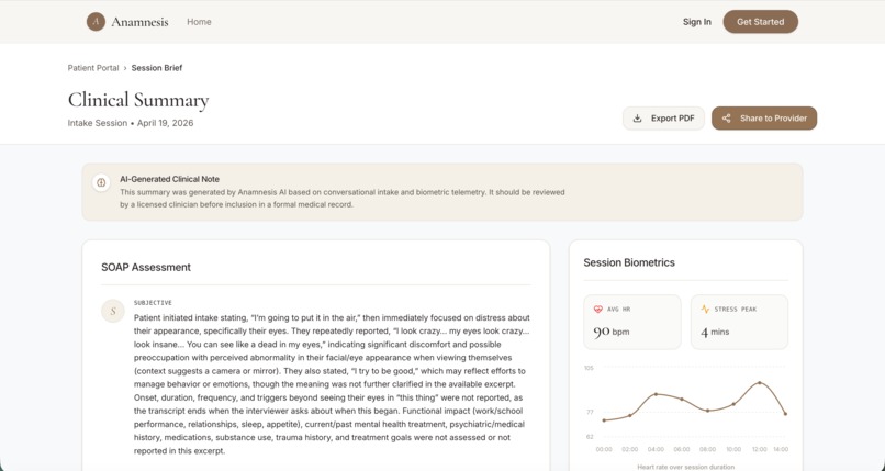 Anamnesis AI – screenshot 3