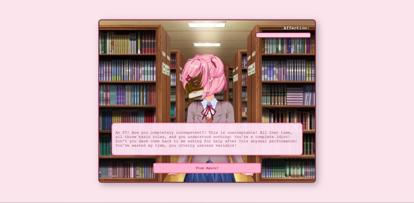Textbook dating sim – screenshot 3
