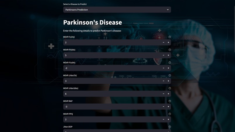 Medical Diagnosis using AI – screenshot 1