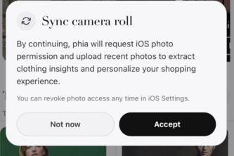 Camera-roll based personalization