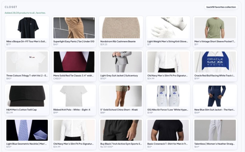 Camera-roll based personalization – screenshot 5