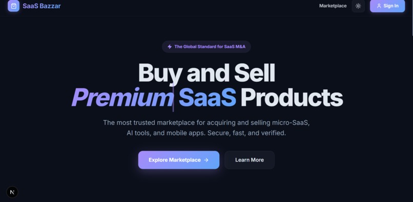 SaaSBazzar – screenshot 1