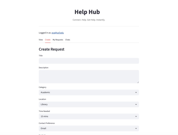 Help Hub — Real-Time Support Platform – screenshot 3