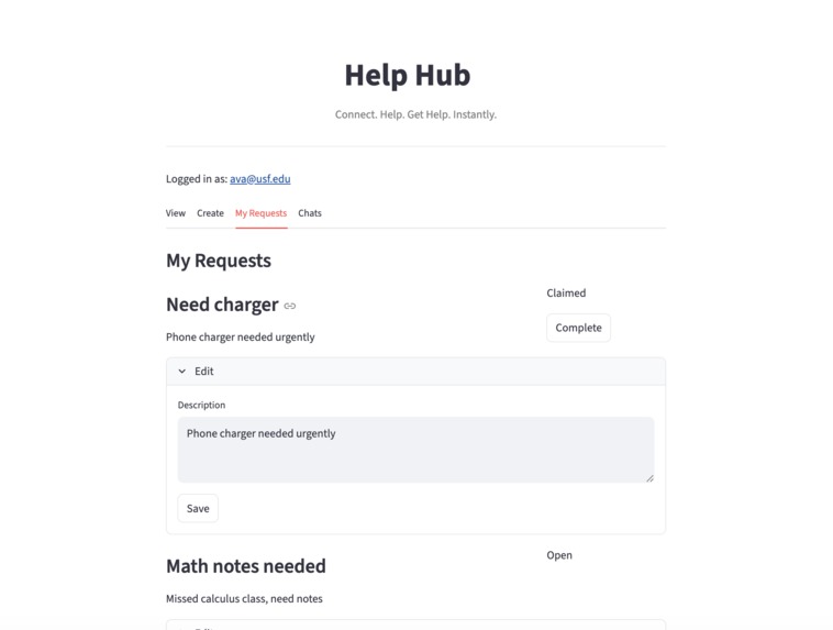 Help Hub — Real-Time Support Platform – screenshot 4