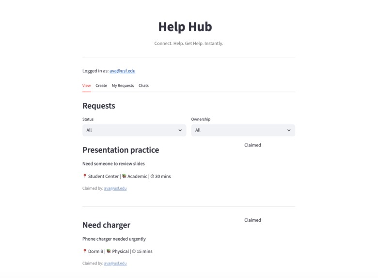 Help Hub — Real-Time Support Platform – screenshot 5