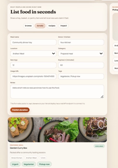 FoodLink – screenshot 2