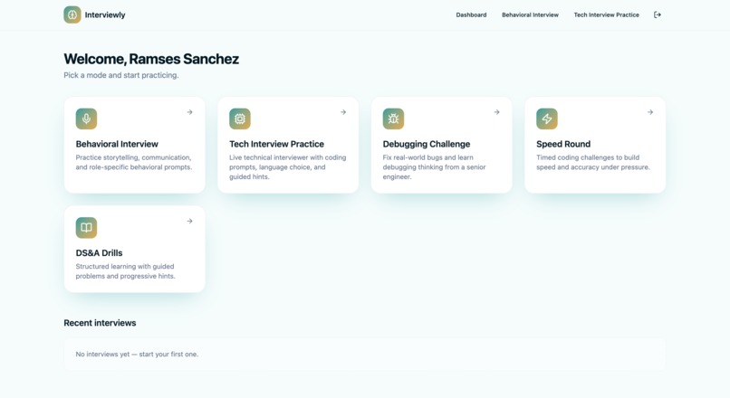 Interviewly – screenshot 2