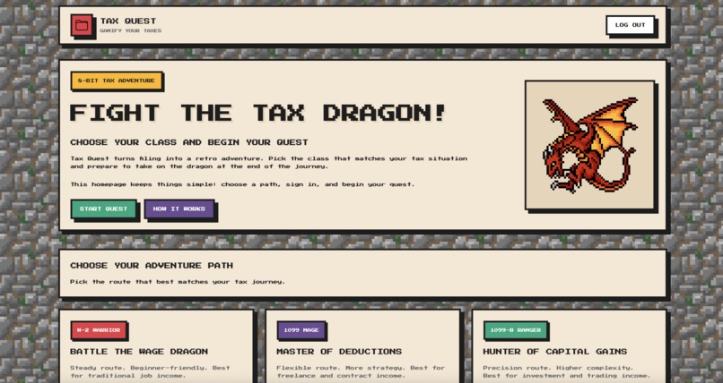 Tax Quest – screenshot 1