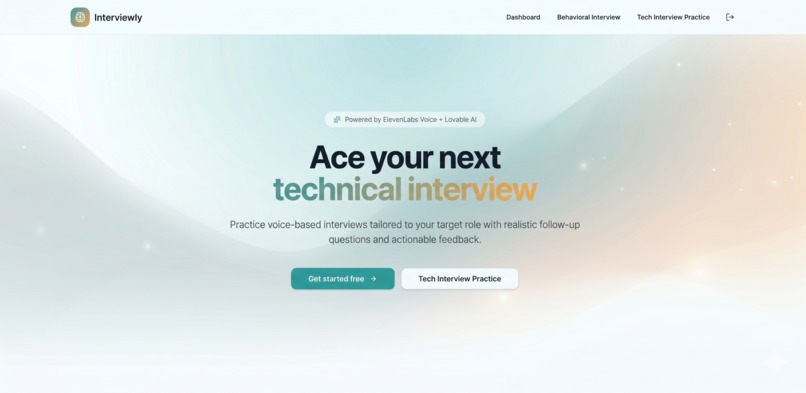 Interviewly – screenshot 1