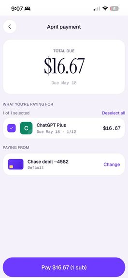 Monthlify – screenshot 7