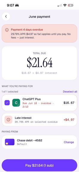 Monthlify – screenshot 8