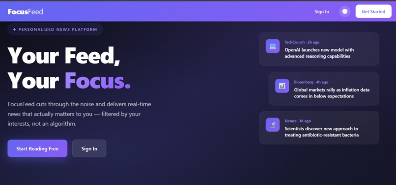 FocusFeed – screenshot 5