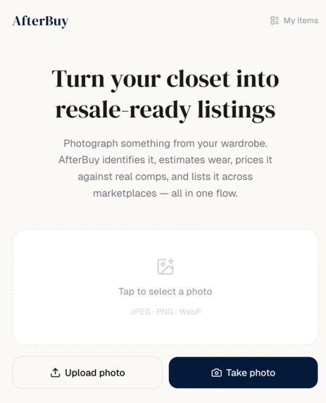 AfterBuy – screenshot 1