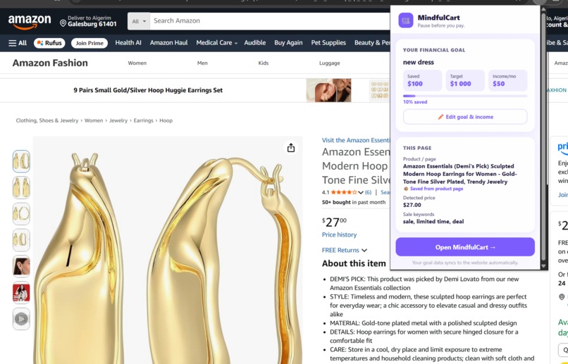 Mindful Cart – screenshot 1