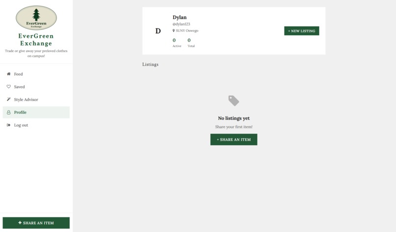 EverGreen Exchange: Trade/donate your clothes on campus! – screenshot 3
