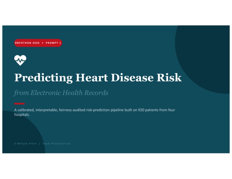 ML training model on public health dataset – screenshot 1