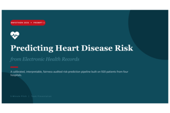 ML training model on public health dataset