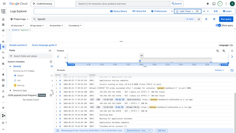 OpenGit SRE — Autonomous Namespace Guardian – screenshot 3
