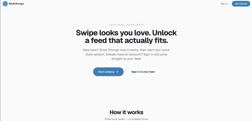 StyleSwipe – screenshot 1