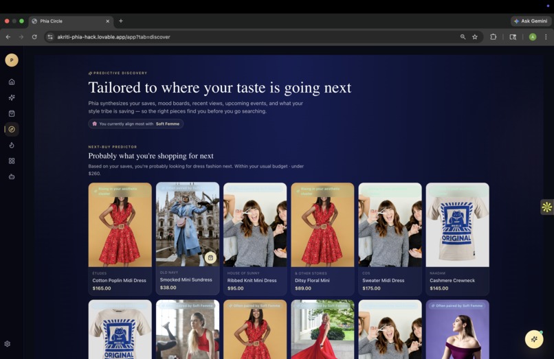 Phia AI Concierge: learns, styles and curates for you – screenshot 5