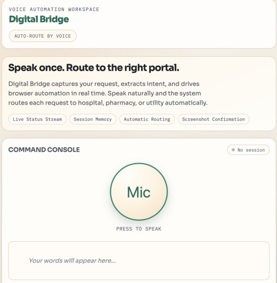 DigiBridge – screenshot 2