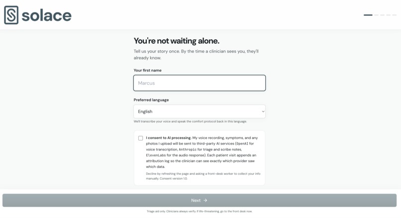 Solace – screenshot 1