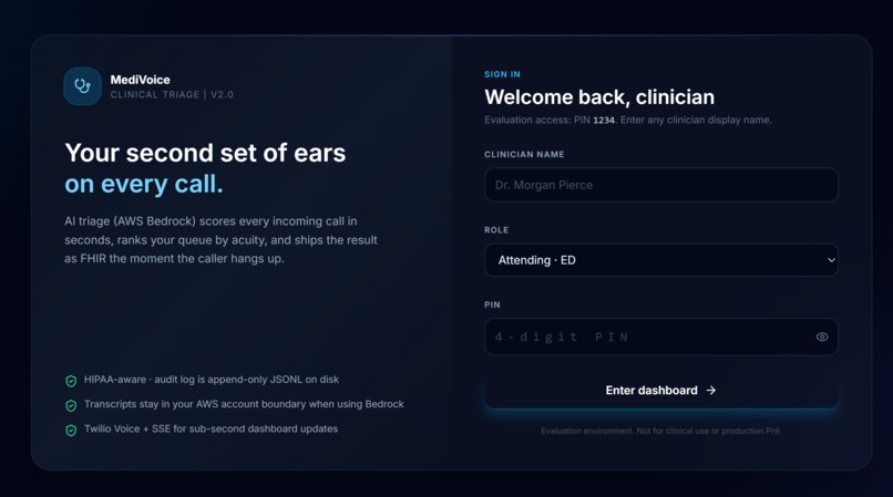 MediVoice AI – screenshot 1