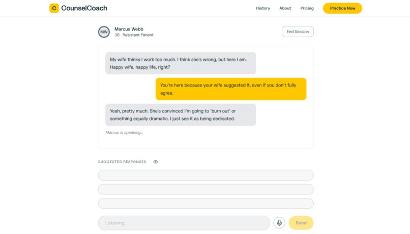 CounselCoach – screenshot 2