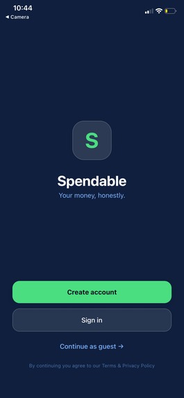 Spendable, Spend Freely – screenshot 1