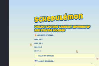 Schedulemon