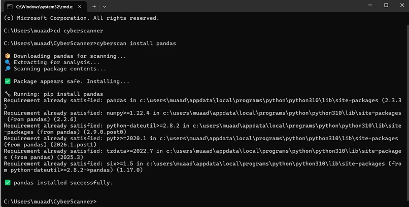 CyberScanner – screenshot 2