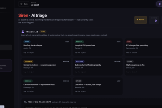 SIREN- 911 Dispatch Ai 