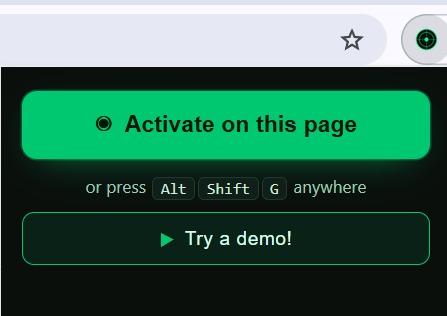 Ghost: spy-grade accessibility for today's web – screenshot 2