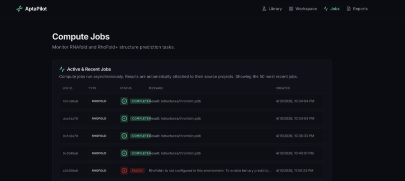 AptaPilot – screenshot 3