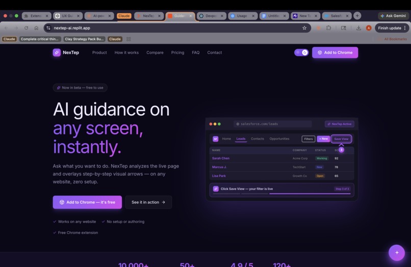 NexTep – screenshot 1