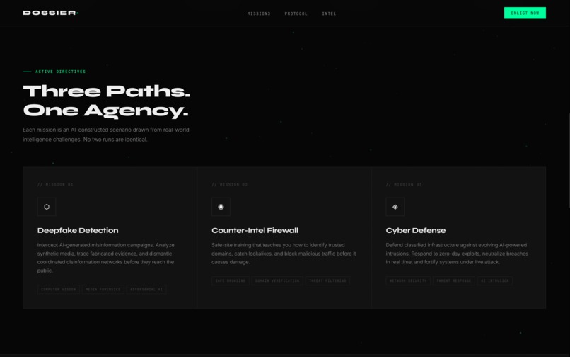 Dossier – screenshot 2