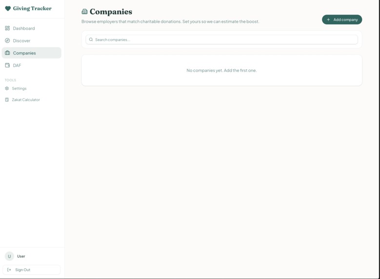 Giving Tracker – screenshot 4