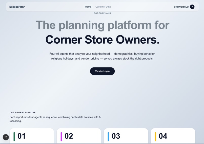 BodegaPlanr – screenshot 1