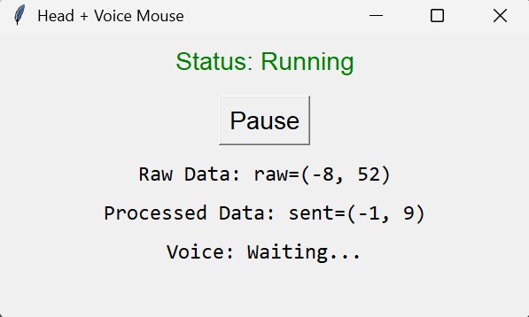 Head and Voice Controlled Mouse – screenshot 4