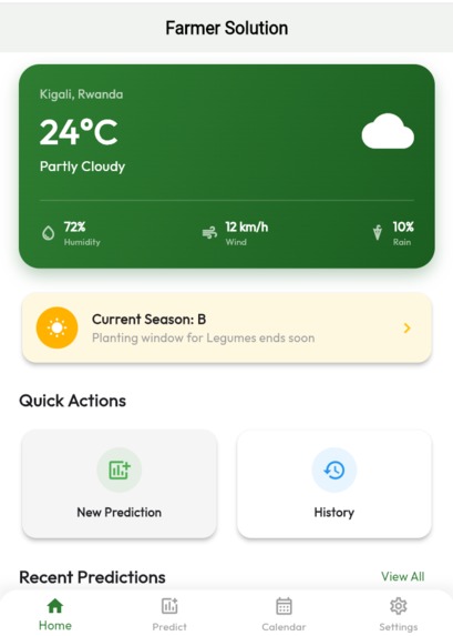 Igisubizo Muhinzi App: Season-Aware AI Advisor – screenshot 2