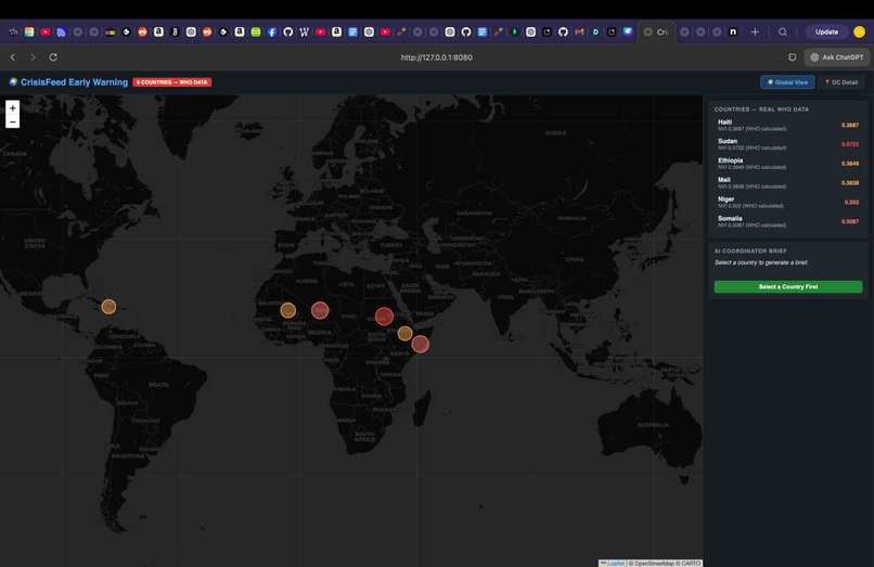  CrisisFeed – screenshot 1