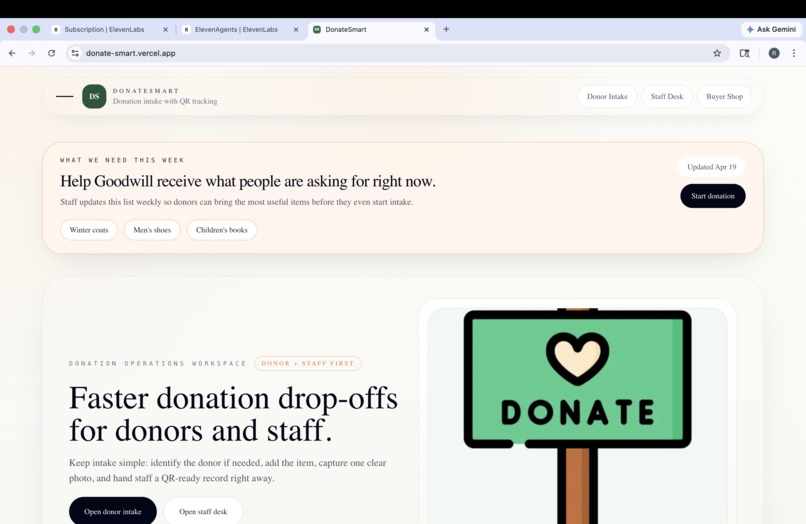 DonateSmart – screenshot 2