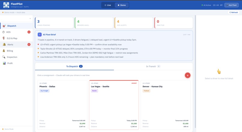 FleetPilot – screenshot 1